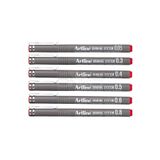 Artline Drawing System Kırmızı Teknik Çizim Kalemi