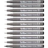 Artline Drawing System Teknik Çizim Kalemi 11'Li Set 769280513620