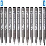 Artline Drawing System Teknik Çizim Kalemi 11'li Tam Set - Çok Renkli