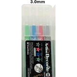 Artline EDF34PSH Decorite Metallic Renk 3.0 mm Marker Kalem 4'lü - Metalik