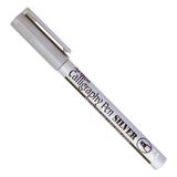 artline ek-993xf kaligrafi kalemi kesik uçlu 2.5 mm gümüş (12 li kutu) - Yok