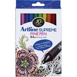 Artline EPFS-200 Supreme Fineliner 0.4 MM 10 Renk Keçe Uçlu Kalem