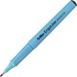 Artline Ergoline 3600 Medium Black ( 4 Adet ) - Mavi - Kum - ROLLER KALEM - Uç Kalınlığı