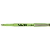 Artline Fineliner 0.4 mm Açık Yeşil İnce Uçlu Keçeli Kalem