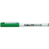 Artline Fineliner 210 Medium 0.6mm Kalem Yeşil Renk Kalın Çizgiler İçin İdeal
