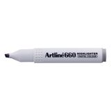artline fosforlu kalem (ışaret kalemi) kesik uç 1,0-4,0 mm pastel grey gri 660 (12 li paket) - Yok