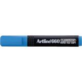 artline fosforlu kalem kesik uç: 1,0-4,0 mm açık mavi 660 (12 li paket) - Yok