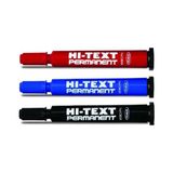 Artline Hı-Text 830 Pc Kesik Uçlu Renkli Permanent Marker Koli Kalemi 3 Renkli Kalem