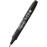 Artline Kaligrafi Kalemi Siyah 2.0 mm Düz Kesik Uç Supreme Calligraphy 1 Adet Kesik Keçe Uçlu Kaligrafi