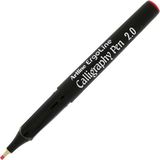 artline kaligrafi kalemi supreme calligraphy pen 2.0 kırmızı (12 li paket) - Yok