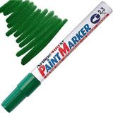 artline markör paint çok amaçlı boya kalemi 2,3 yeşil 400xf (12 li paket) - Yok