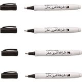 Artline Supreme Calligraphy Pen 2.0 Arabic Kaligrafi Kalemi Uç : 2,0 mm Siyah 4 Adet - Uç Kalınlığı : 2.00 - Black
