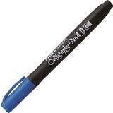 Artline Supreme Calligraphy Pen Kaligrafi Kalemi 4.0 Mm Mavi (12 Li Paket)