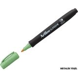 Artline Supreme Metalik Keçe Kalem 1 Adet Metalik Yeşil Renkli Yaratıcı Çizimler İçin
