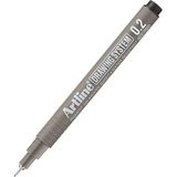 Artline Teknik Çizim Kalemi 0.2 mm Siyah İnce Yazım Özelliği ile Sanatsal Malzemeler