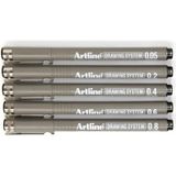 Artline Teknik Çizim Kalemi 5li Set No2