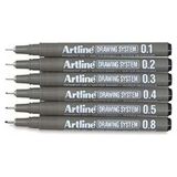 Artline Teknik Çizim Kalemi 6'ı Set