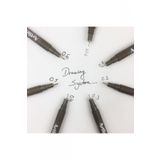 Artline Teknik Çizim Kalemi 7'li Set, 0.05-0.1-0.2-0.3-0.4-0.5-0.6mm
