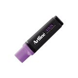 Artline Vivix 2.0-5.0 mm Mor Parlak Mürekkepli Kesik Uç Fosforlu Kalem