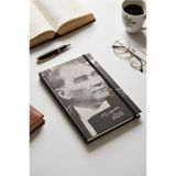 ArtMaster 2026 Atatürk Ajanda Premium Sert Kapak Özel Baskı 17x24 cm Lastikli Ajanda Atatürk Kapaklı Beyaz OFS907ATA