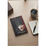 ArtMaster 2026 Atatürk Ajanda Premium Sert Kapak Özel Baskı 17X24 cm Lastikli Ajanda Atatürk Kapaklı Siyah OFS907ATA - 17x24cm - Standart