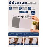 ArtMaster A4 Afiş Muhafaza Kabı 2 Adet 21X29.7 cm Menü Belge Saklama Kabı Şeffaf Kaliteli Plastik Dosya Belge Saklama