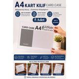 ArtMaster A4 Afiş Muhafaza Kabı 5 Adet 21X29.7 cm Menü Belge Saklama Kabı Şeffaf Kaliteli Plastik Dosya Belge Saklama