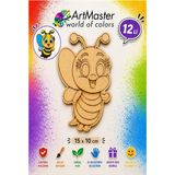 ArtMaster Ahşap Boyama Arı 12 Adet 10X15CM Boyama Böcek Figürleri Etkinlik Çoçuk Gelişim Motor Beceri Kreş Anasınıfı - Standart - Naturel
