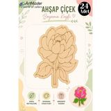ArtMaster Ahşap Boyama Şakayık 24 Adet 10X15CM Boyama Çiçek Figürleri Etkinlik Çoçuk Gelişim Motor Beceri Kreş Anasınıfı - Standart - Naturel