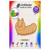 ArtMaster Ahşap Boyama Tırtıl 24 Adet 10x15cm Boyama Böcek Figürleri Etkinlik Çoçuk Gelişim Motor Beceri Kreş Anasınıfı Çok Renkli