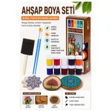 ArtMaster Ahşap Boyası 10 Renk 20ml 1 Paket Südor 10 Lu Ahşap Boya Yüksek Kapatıcılık Kesik Uçlu Sünger Fırça Canlı Renk