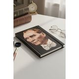ArtMaster Atatürk Tarihsiz Ajanda Kuşe Kapak Sarı 1 Adet Atatürk Modalist Çizgili Defter Lastikli 14X20 cm Günlük Planlayıcı - 14x20cm - Standart