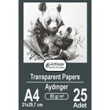 ArtMaster Aydınger Kağıdı A4 83 gr Eskiz Kağıdı 1 Adet Artmaster Aydınger Kağıt 21x29,7 cm Buzlu Mumlu Kağıt Çizim Kağıdı