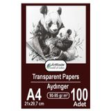 ArtMaster Aydınger Kağıdı A4 90-95 gr Eskiz Kağıdı 100 Adet Artmaster Aydınger Kağıt 21x29,7 cm Buzlu Mumlu Kağıt Çizim Kağıdı