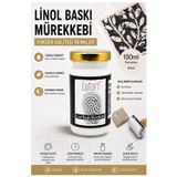 ArtMaster Beyaz Linol Mürekkebi 100 Ml 1 Adet Lutart Linol Baskı Boya Mürekkebi Blok Baskı Sanat Su Bazlı Matbaa Mürekkebi Hobi