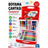 ArtMaster Boyama Çantası 1 Paket Fixpoint 36 Parça Boyama Seti Çantalı Kuru Boya Sulu Boya Pastel Boya Keçeli Kalem