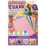 ArtMaster Desenli Eva 10 Renk A4 20x30cm 1 Paket Bubu Desenli Eva Süngeri 10 Lu Renkli Eva Elişi Okul Öncesi Ana Sınıfı İlkokul Çok Renkli