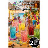 ArtMaster Figürlü Pipet 2 Adet Sevimli Renkli Kıvrımlı Pipet 26 cm Ev Dekoratif Kokteyl Yıkanabilir Emoji Çocuklar İçin