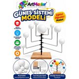 ArtMaster Güneş Sistemi Modeli 1 Paket Gezegenler Sistemi Strafor Köpük Toplu Maket Deney Fen Bilgisi Okullar Için Öğretici - Renkli - 9 lu - Standart