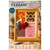Artmaster Halı Dokuma Tezgahı Plastik 23x31 cm 1 Paket Okul Çocuk Hobi Elişi Tezgah Halı Dokuma Seti Okul Sını