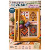 Artmaster Halı Dokuma Tezgahı Plastik 23x31 cm 2 Paket Okul Çocuk Hobi Elişi Tezgah Halı Dokuma Seti Okul Sını