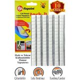 ArtMaster Hamur Yapıştırıcı Tack-It 50GR 10 Paket Fixpoint 65 Parça Macun Sakız Yapıştırıcı Takıt Çerçeve Afiş Duvar Iz Bırakmaz - Beyaz - 8x11 cm - Standart
