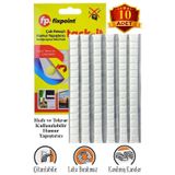 ArtMaster Hamur Yapıştırıcı Tack-it 50gr 10 Paket Fixpoint 65 Parça Macun Sakız Yapıştırıcı Takıt Çerçeve Afiş Duvar İz Bırakmaz