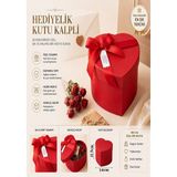 ArtMaster Hediye Kutusu Orta Boy Kırmızı Kalpli 1 Paket K-8634 Boş Hediye Kutusu Sevgiliye Özel Kurdelalı Kutu Karton Kutu Hatıra - Standart