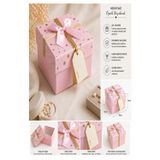 ArtMaster Hediye Kutusu Pembe Kare 1 Adet K-8757 Küçük Boş Hediye Kutusu Sevgiliye Özel Kurdelalı Kutu Karton Kutu 9x9cm