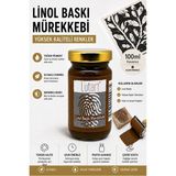 ArtMaster Kahverengi Linol Mürekkebi 100 ml 1 Adet Lutart Linol Baskı Boya Mürekkebi Blok Baskı Sanat Su Bazlı Matbaa Mürekkebi - Standart