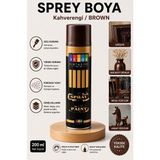 ArtMaster Kahverengi Sprey Boya 200 ml 1 Adet Südor Hızlı Kuruyan Renkli Profesyonel Canlı Renk Ahşap Plastik Demir Metal Porselen