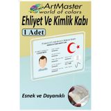 Artmaster Kimlik Ehliyet Kredi Kartı Koruyucu Şeffaf 1 Adet Yeni Nesil Kart Kılıfı Plastik Kırılmaz Kart Kabı