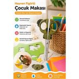 ArtMaster Koala Figürlü Makas 1 Adet Bubu Küt Uç Korumalı Okul Makası Çocuk Kağıt Makası Okul Öncesi Kreş Ana Sınıfı - Renkli - Standart