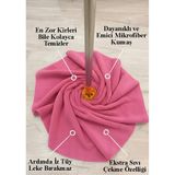 ArtMaster Mikrofiber Paspas Mop Yedek Ucu 1 Adet Kaliteli Mikrofiber Paspas Laminant Parke Seramik Fayans Mermer Temizlik Bezi - Pembe - Standart